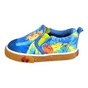 See Kai Run Pablo Slip on Sneaker Tropical Hawaiian Vans Toddler Kids Boy Girl 4